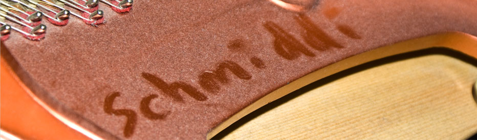 schmiddi in staub geschrieben